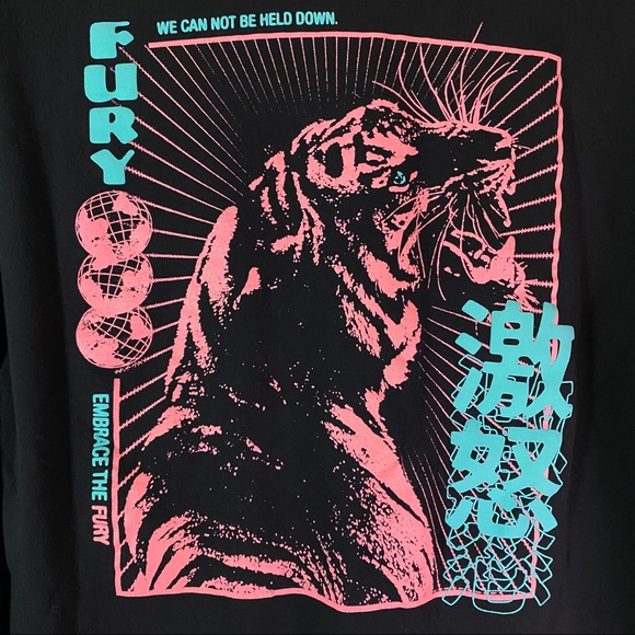 Empyre Fury Black Long Sleeve T-Shirt Large - Picture 3 of 14